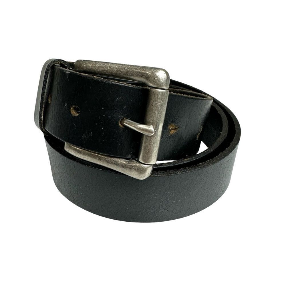 Dickies Black Men's 1.5" Leather Belt, 46